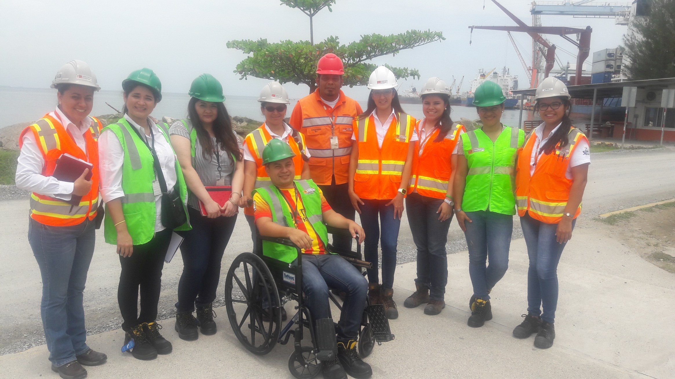 Visita sobre Accesibilidad a Operadora Portuaria Centroámericana (OPC) en Honduras