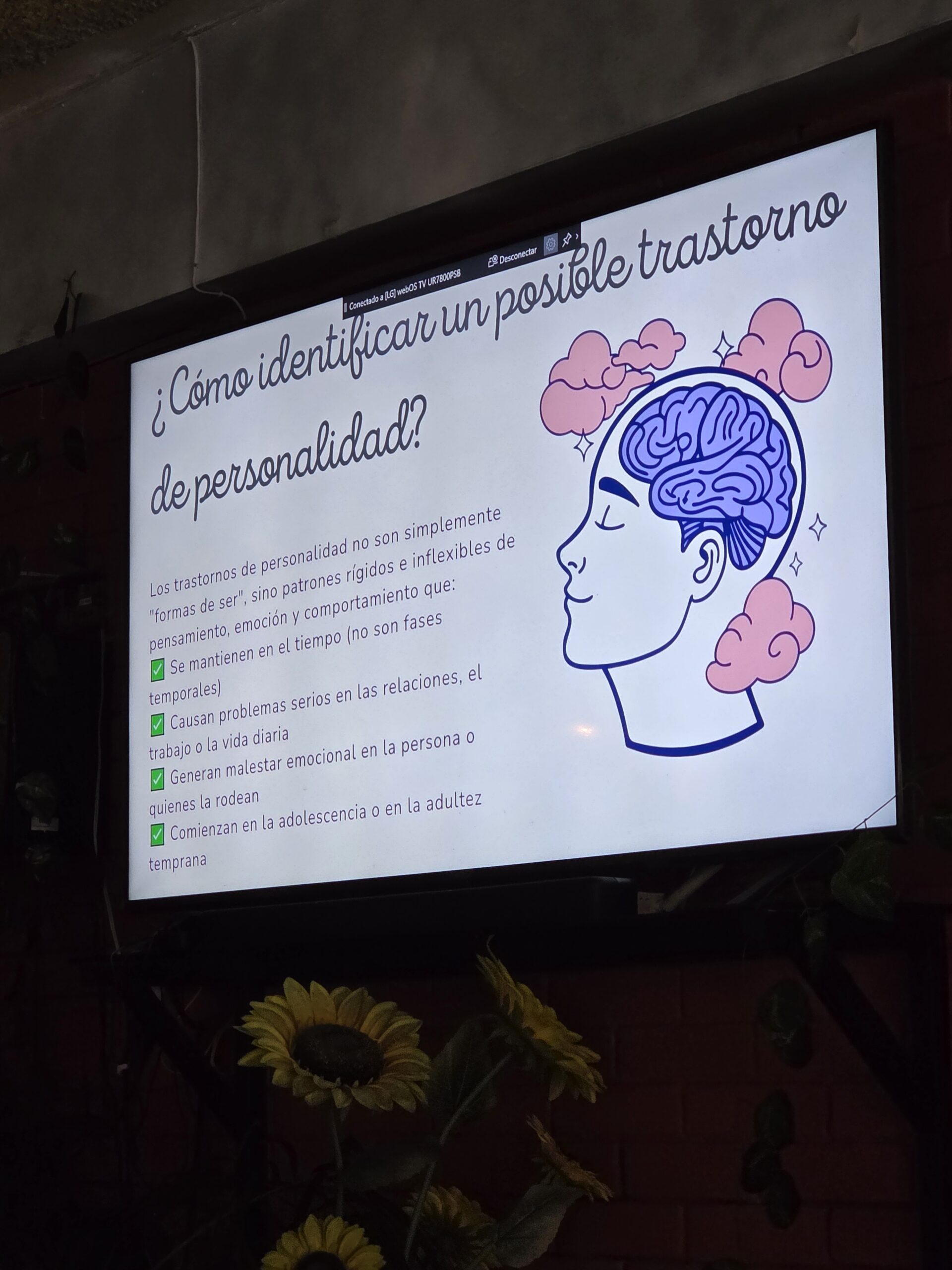 Para el desarrollo del tema se tuvo material audiovisual.